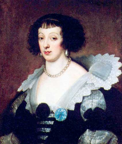 Henriette de Lorraine - Par l'atelier de van Dyck 1637 - achet par la mairie de St Avold en 1997